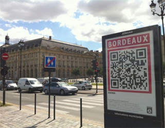 qr code bordeaux, gironde, aquitaine